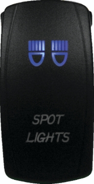 Picture of DragonFire Racing Lighted Switch Spot Light On/Off Blue