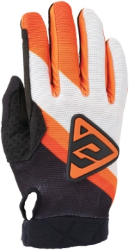 Picture of Answer Peak Flo Gloves Black/Hyper Orange/White Youth - XS