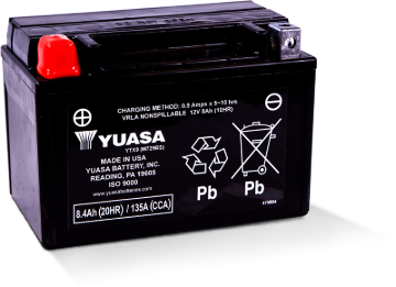 Picture of Yuasa YTX9 Maintenance Free AGM 12-Volt Battery