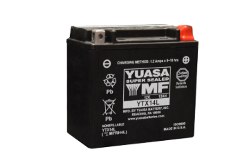 Picture of Yuasa YTX14L Maintenance Free AGM 12-Volt Battery
