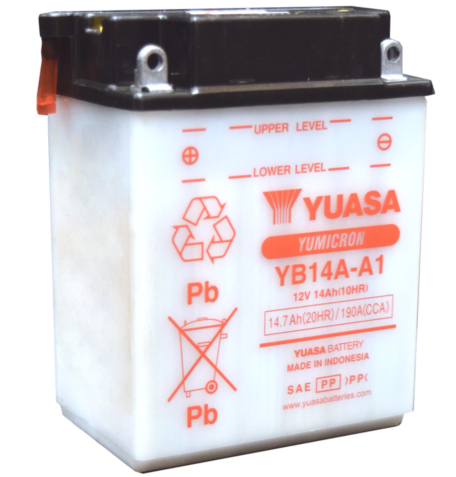 Picture of Yuasa YB14A-A1 Yumicron CX 12-Volt Battery