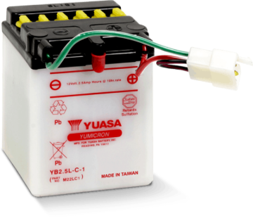 Picture of Yuasa YB2.5L-C-1 Yumicron 12-Volt Battery