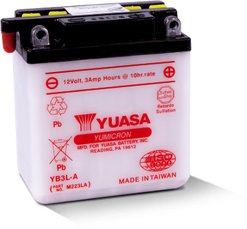Picture of Yuasa YB3L-A Yumicron 12-Volt Battery