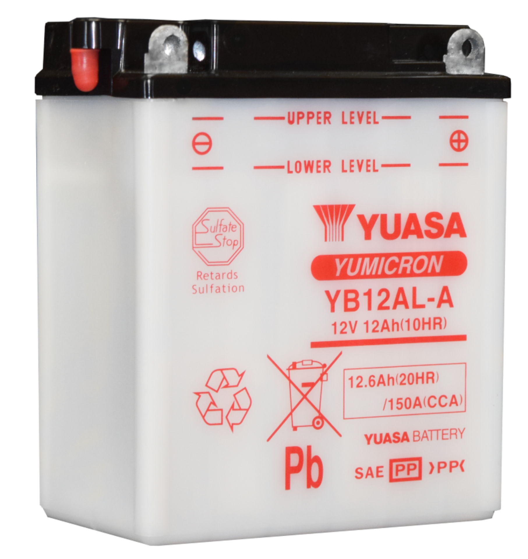 Picture of Yuasa YB12AL-A Yumicron 12-Volt Battery