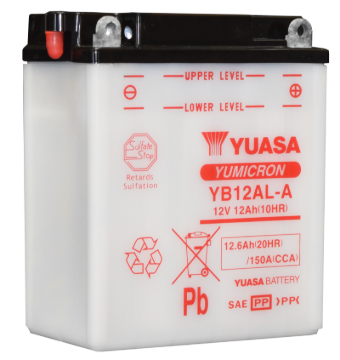 Picture of Yuasa YB12AL-A Yumicron 12-Volt Battery