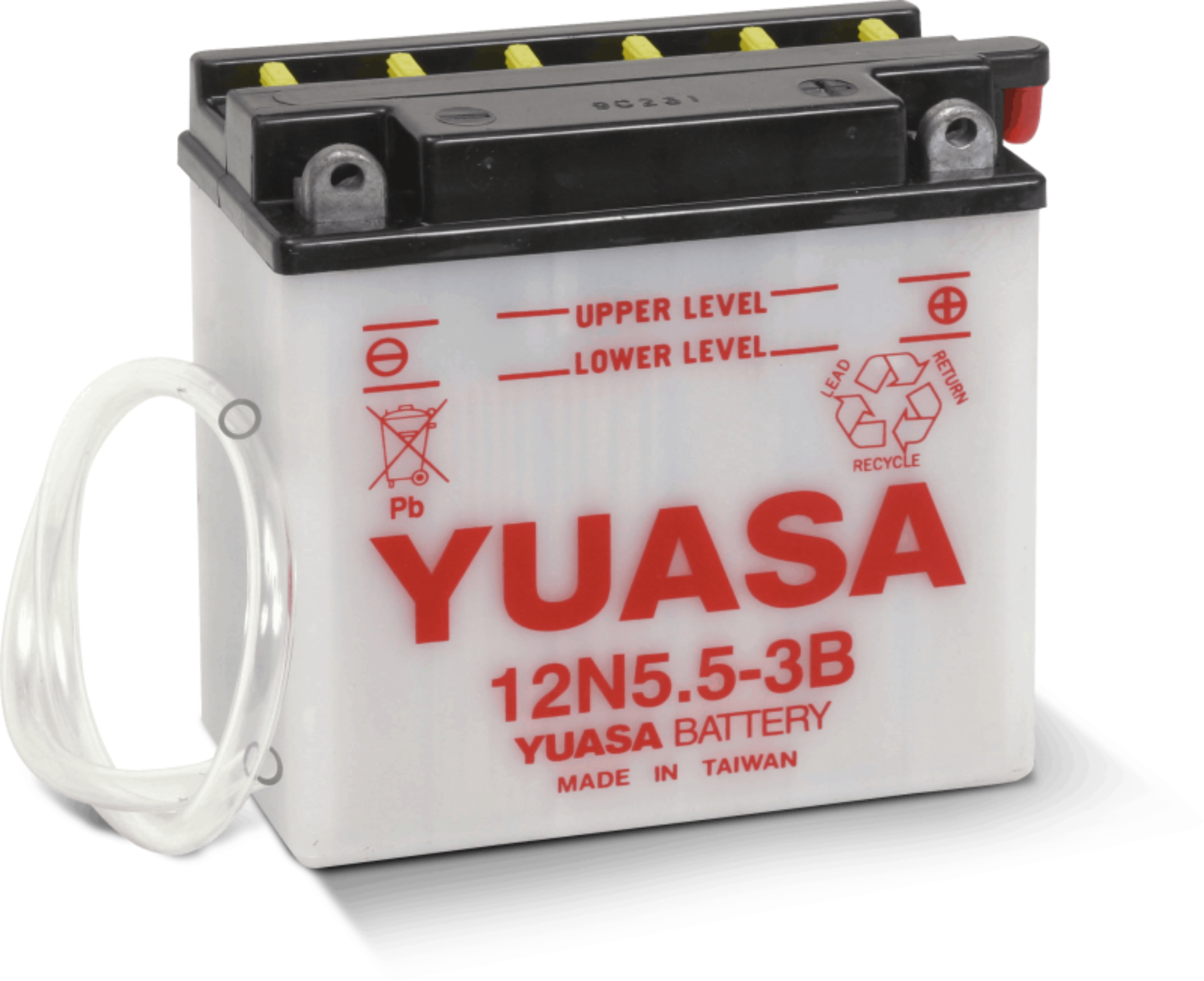Picture of Yuasa 12N5.5-3B Conventional 12-Volt Battery