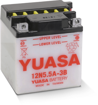 Picture of Yuasa 12N5.5A-3B Conventional 12-Volt Battery
