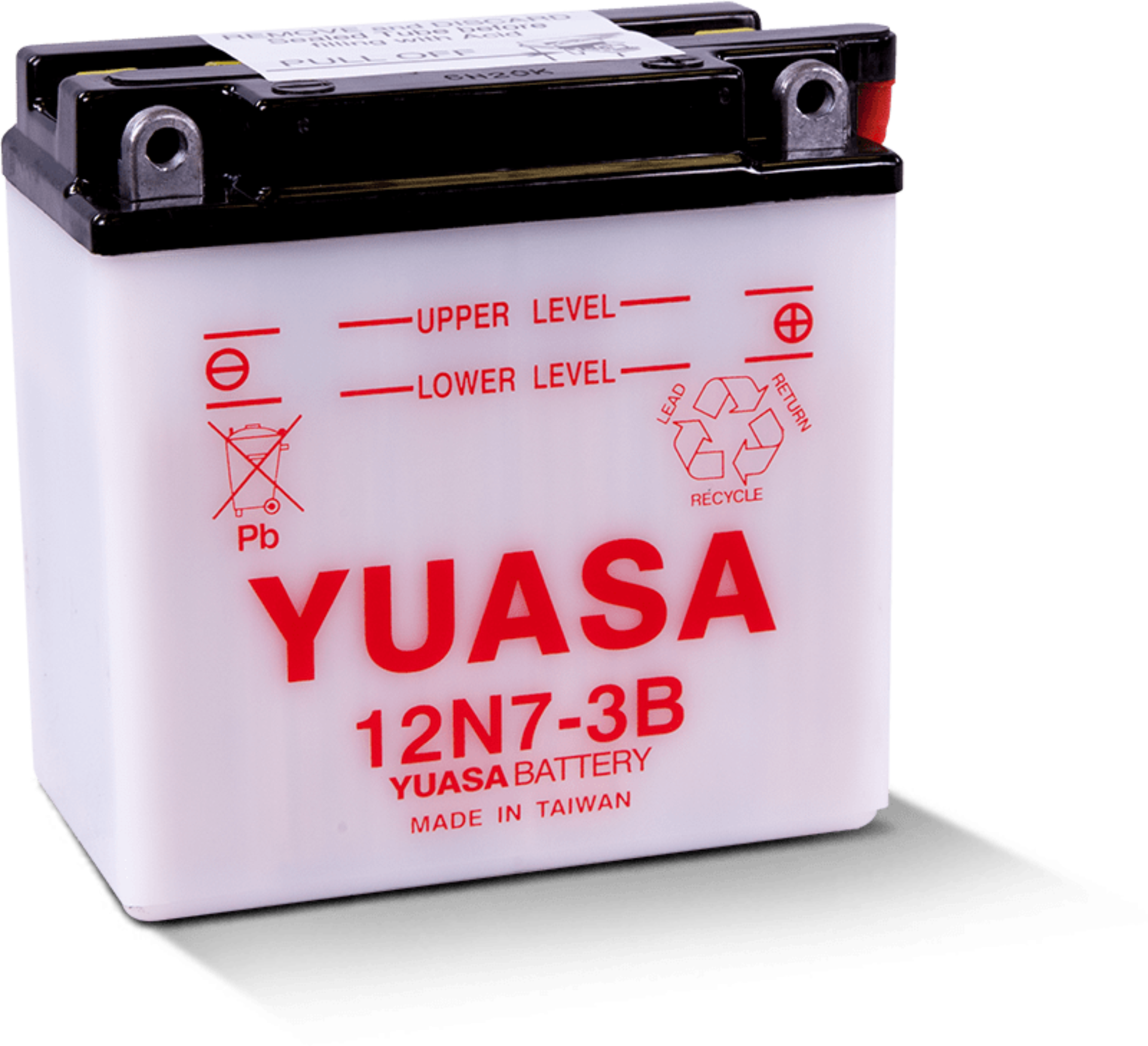 Picture of Yuasa 12N7-3B Conventional 12-Volt Battery