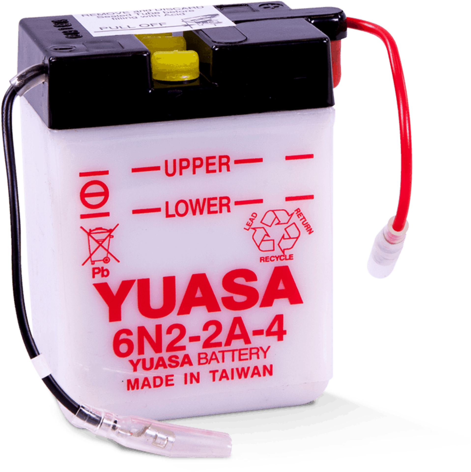 Picture of Yuasa 6N2-2A-4 Conventional 6-Volt Battery