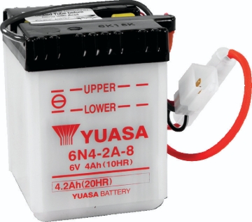 Picture of Yuasa 6N4-2A-8 Conventional 6-Volt Battery