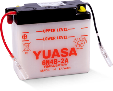 Picture of Yuasa 6N4B-2A Conventional 6-Volt Battery
