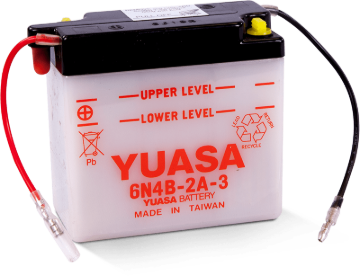 Picture of Yuasa 6N4B-2A-3 Conventional 6-Volt Battery