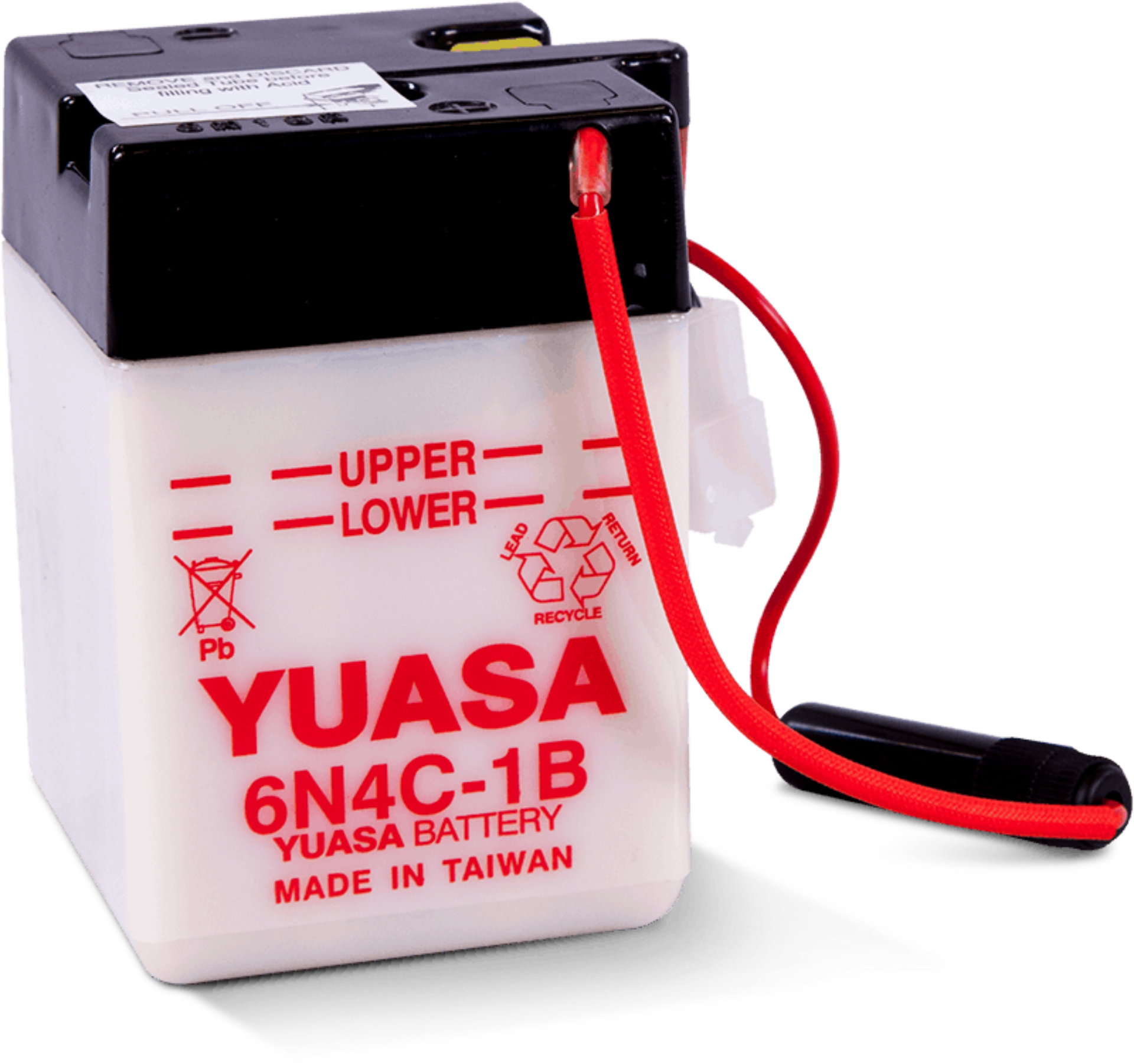 Picture of Yuasa 6N4C-1B Conventional 6-Volt Battery