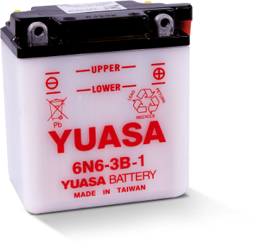 Picture of Yuasa 6N6-3B-1 Conventional 6-Volt Battery