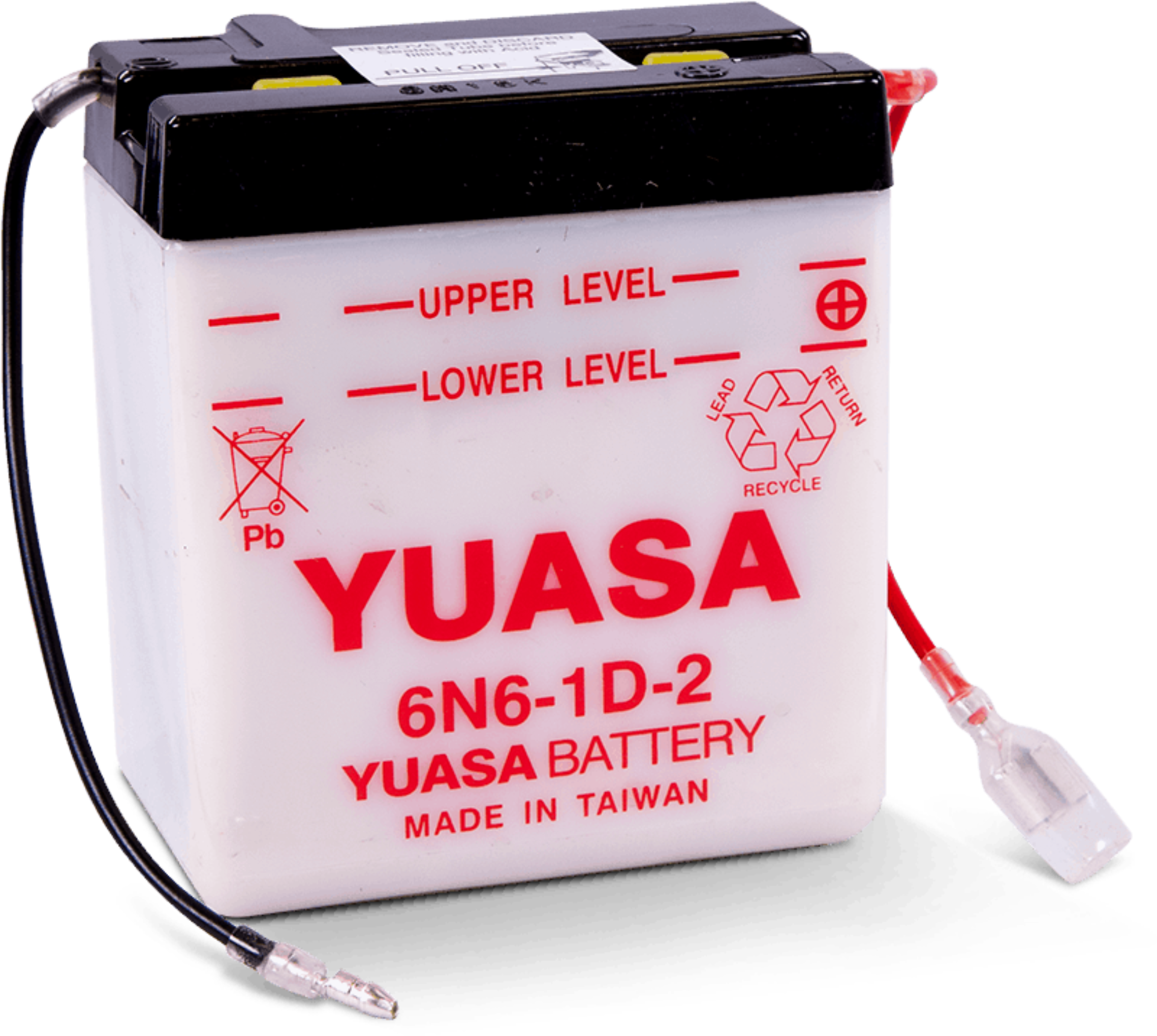 Picture of Yuasa 6N6-1D-2 Conventional 6-Volt Battery