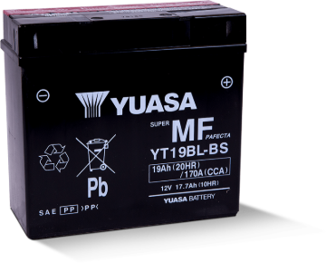 Picture of Yuasa YT19BL-BS Maintenance Free AGM 12-Volt Battery w/Bottle