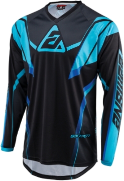 Picture of Answer 25 Syncron Envenom Jersey Blue/Black Youth - XS