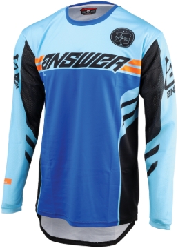 Picture of Answer 25 Arkon Nitrus Jersey Blue/Black/Hyper Orange - Medium