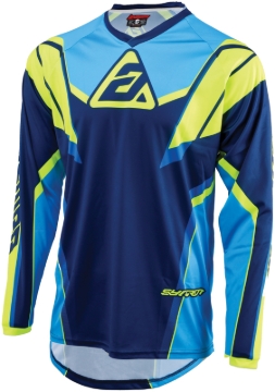 Picture of Answer 25 Syncron Envenom Jersey Blue/Hyper Acid Youth - Large