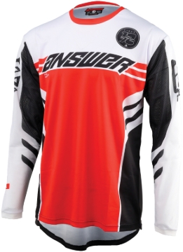 Picture of Answer 25 Arkon Nitrus Jersey Red/Black/White Youth - Medium