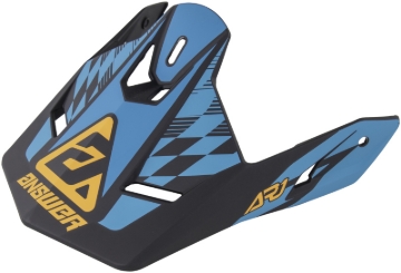 Picture of Answer AR1 Sweep Visor Black/Astana/Hyper Orange - Youth