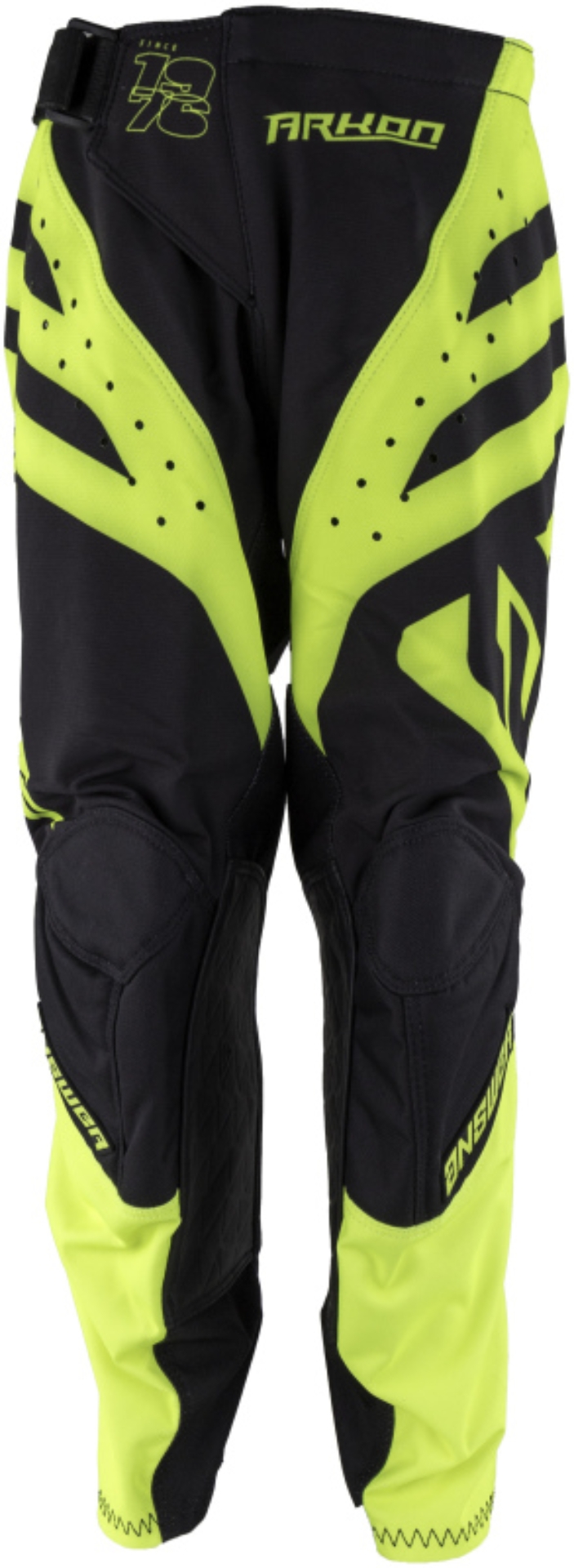 Picture of Answer 25 Arkon Nitrus Pants Black/Hyper Acid Youth Size - 16
