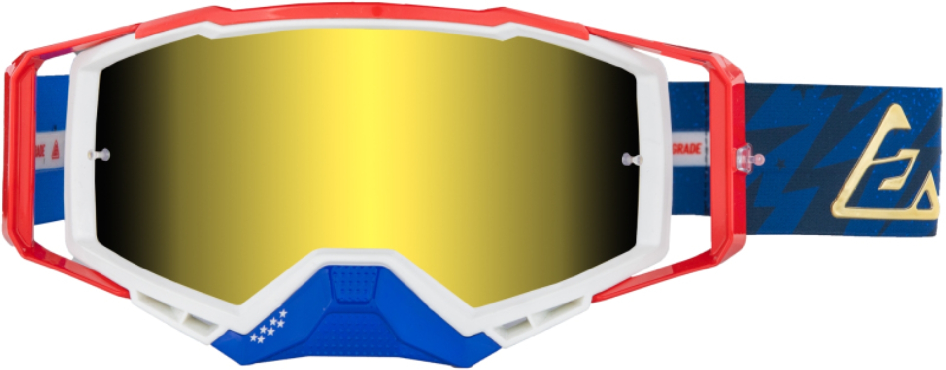 Picture of Answer ARC Bolt Goggles Red/White/Blue/Gold - Adult