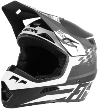 Picture of Answer AR1 Sweep Helmet Black/White - XS