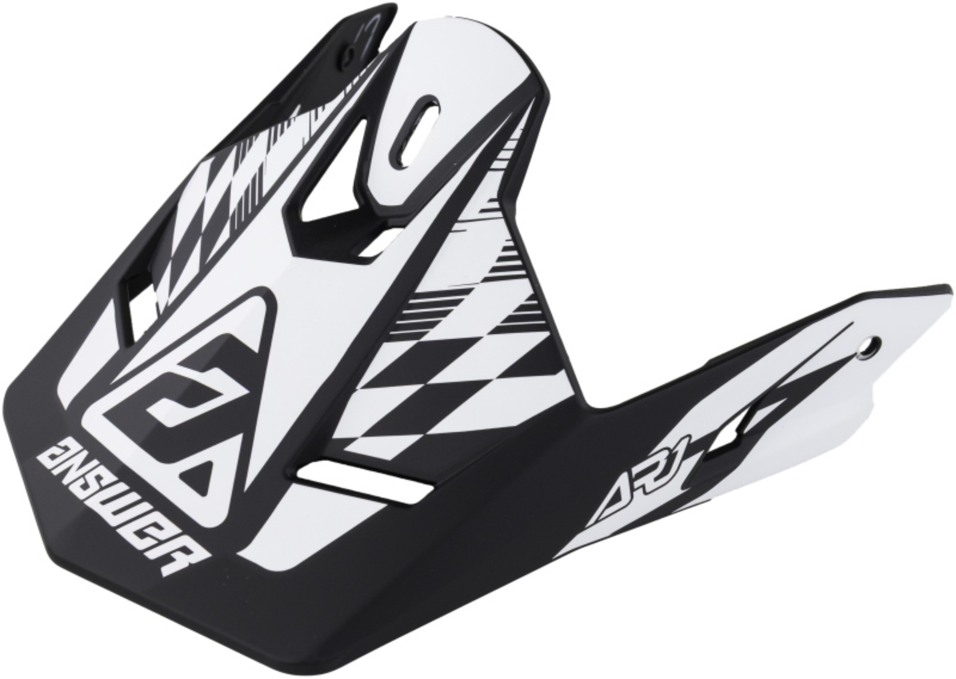Picture of Answer AR1 Sweep Visor Black/White Youth