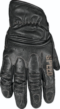 Picture of Speed and Strength Rust and Redemption Leather Gloves Black - Small