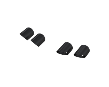 Picture of MBRP 15-24 Ford Mustang T304 SS 4in OD / 6.5in Length Quad Tip Cover Kit - Black Tip