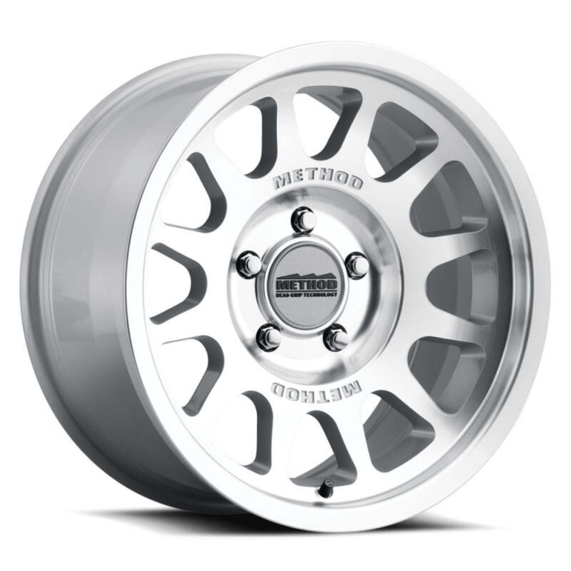 Picture of Method MR703 Bead Grip 17x8.5 0mm Offset 8x170 130.81mm CB Machined/Clear Coat Wheel