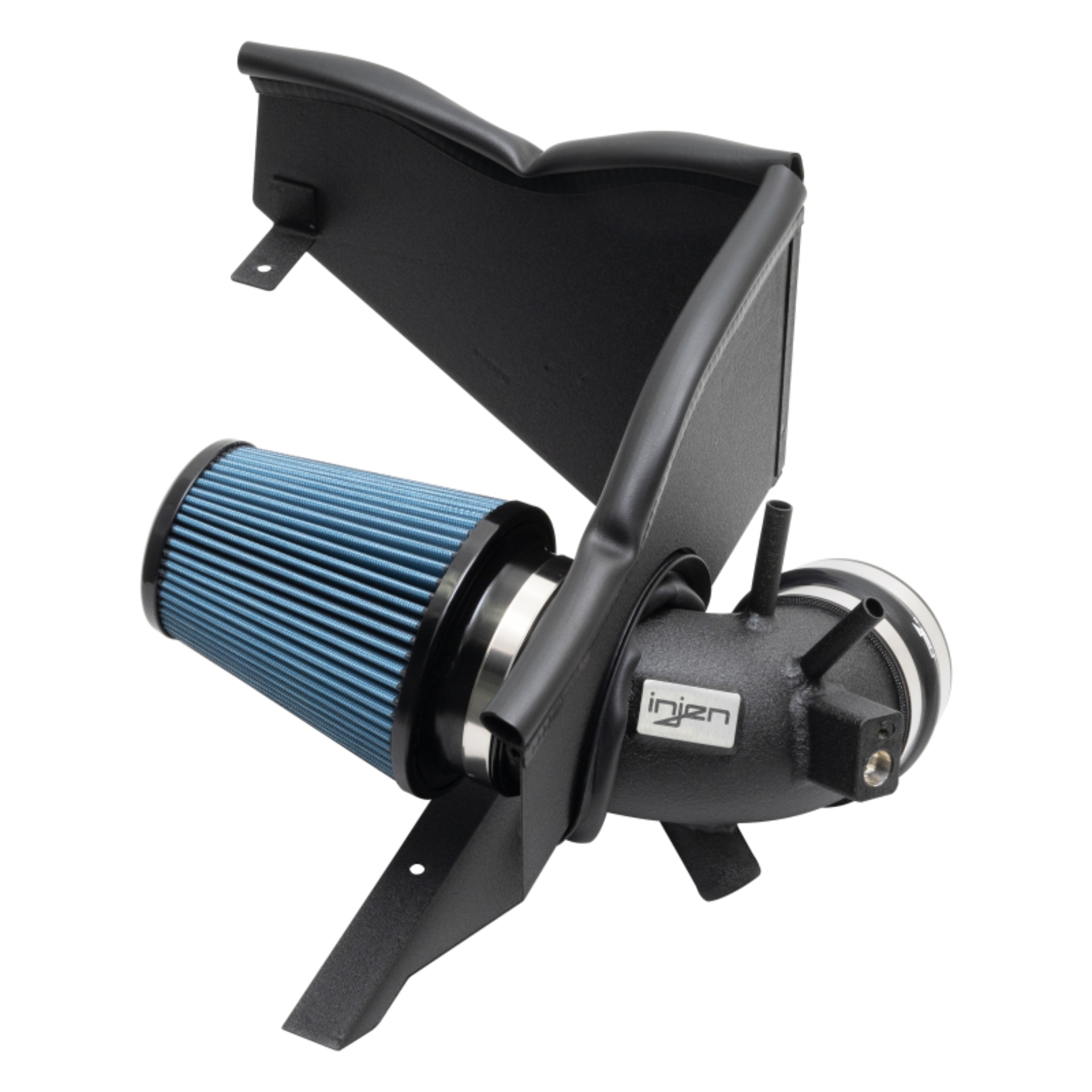 Picture of Injen 22-23 Kia Stinger 2.5L Turbo L4 Wrinkle Black Short Ram Tuned Intake System