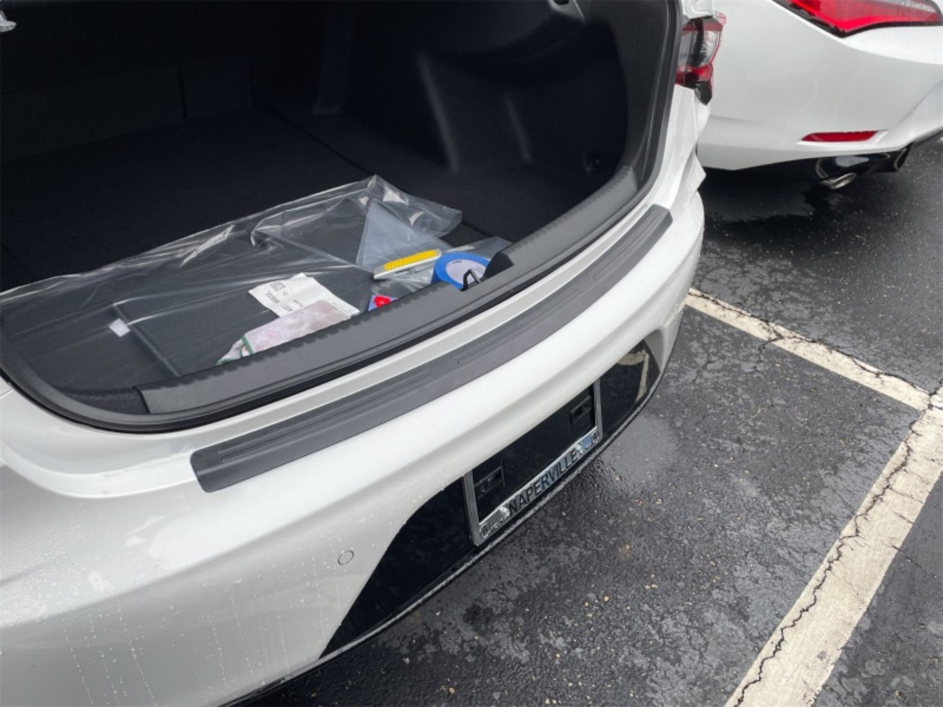 Picture of WeatherTech 21-23 Acura TLX BumperTopper - Black