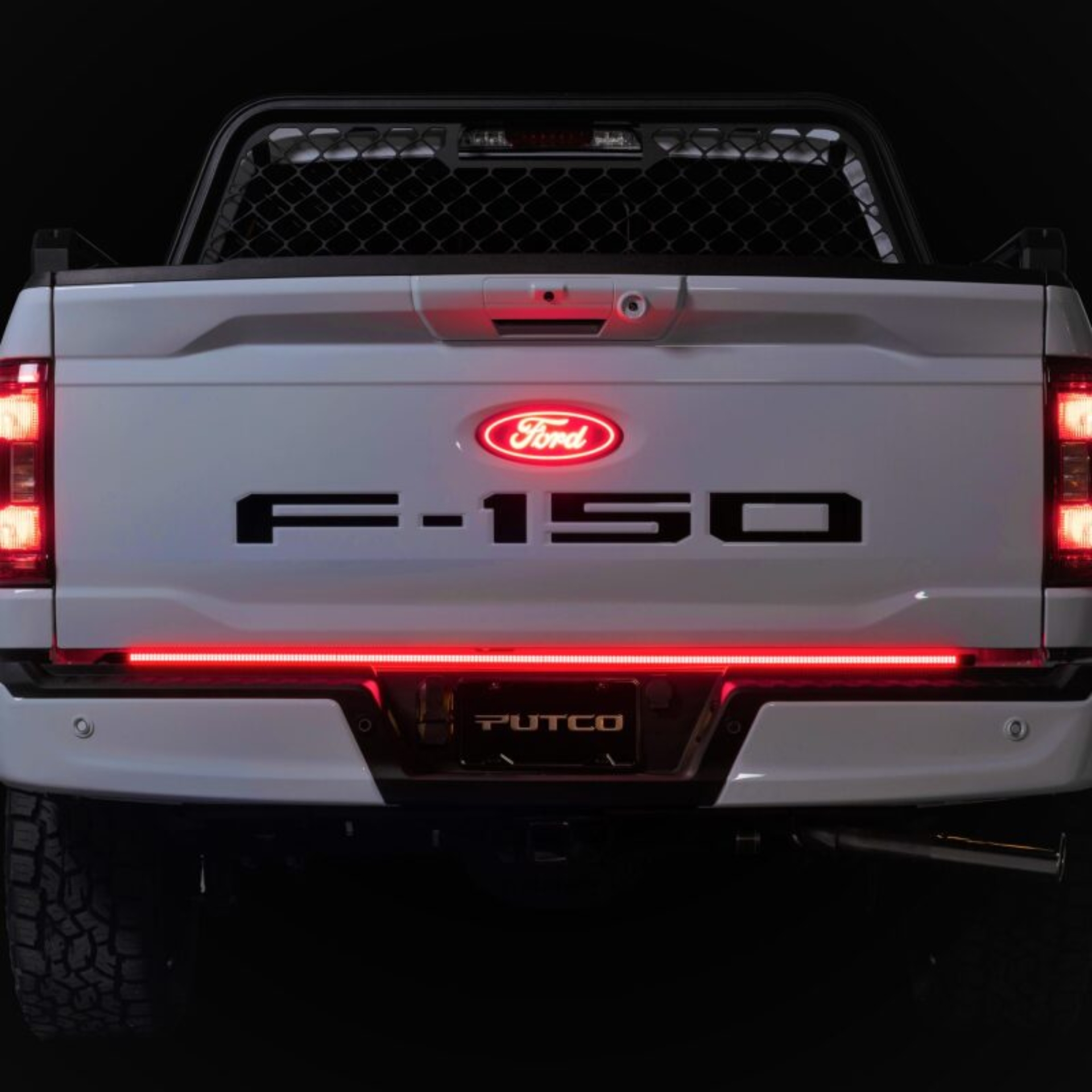 Picture of Putco 20-22 Ford Super Duty 60In Direct Fit Blade Kit Tailgate Bars (w/ LED or Halogen lamps)