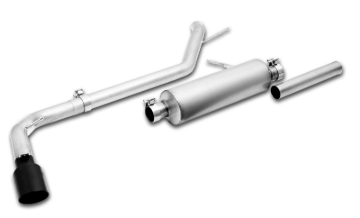 Picture of Gibson 22-24 Ford Maverick 2.0L Black Elite Cat-back Single Exhaust - Stainless