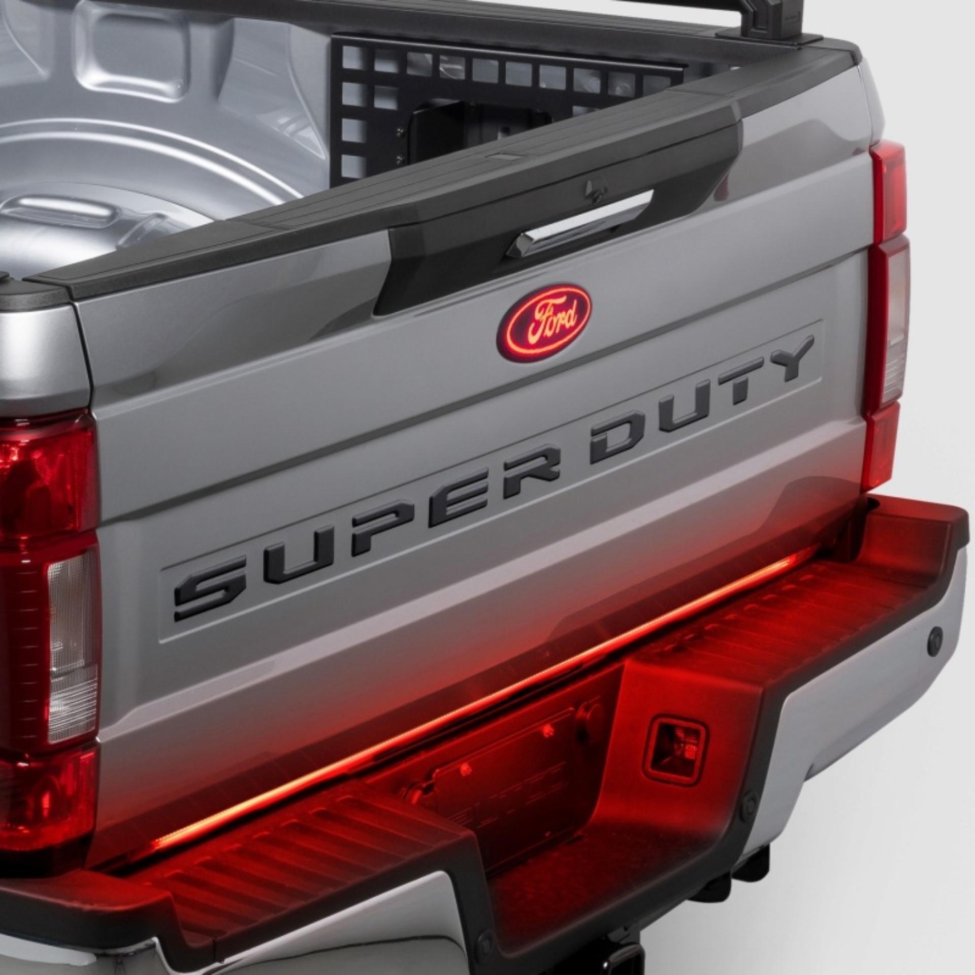 Picture of Putco 20-22 Ford Super Duty Letters Tailgate/Rear Ford Lettering Emblems (Stamped/ Black Platinum)
