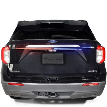 Picture of Putco 48In Red / Blue w/ 64 Strobe Patterns & White Over-Ride Light Bars E-Blades