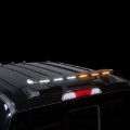 Picture of Putco 36In Universal 36In Tri Color Hornet Light (Amber/Blue/White) - LED Stealth Rooftop Strobe Bar