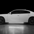 Picture of Putco 11-23 Dodge Charger Police Pursuit Blade Rocker Kits Sideliners - Red/Blue w/ White Override