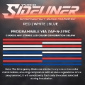 Picture of Putco 19-23 Chevrolet Silverado Blade Rocker Kits Sideliners - Red/Blue w/ White Override