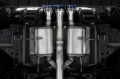 Picture of MBRP 23-24 Honda Civic Type R 2.0L T304 SS 3in Cat-Back Exhaust Triple Center Outlet w/ Burnt Tips