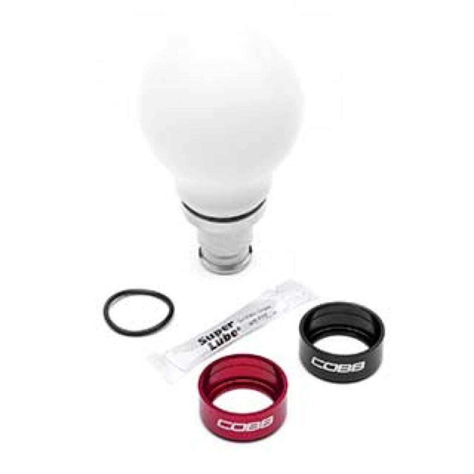 Picture of Cobb 17-21 Honda Civic Type R 6-Speed Short Weighted Cobb Knob - White
