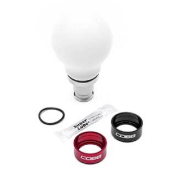 Picture of Cobb 17-21 Honda Civic Type R 6-Speed Short Weighted Cobb Knob - White