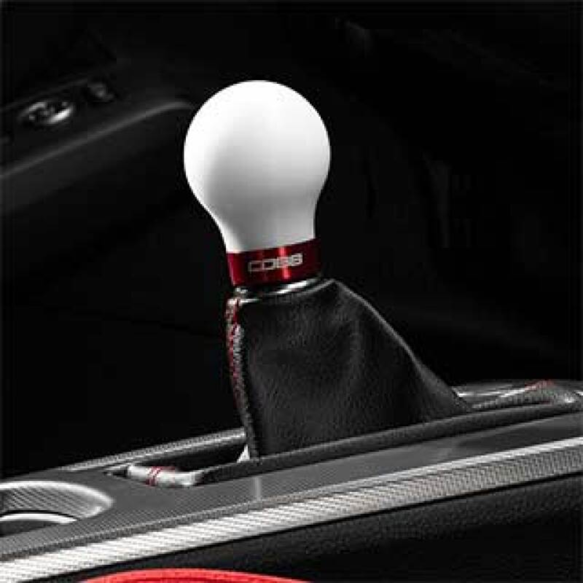 Picture of Cobb 2022+ Honda Civic Type R 6-Speed Short Weighted Cobb Knob - White