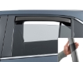 Picture of WeatherTech 18-24 Chevrolet Equinox Rear Side Window Deflectors - Dark Tint