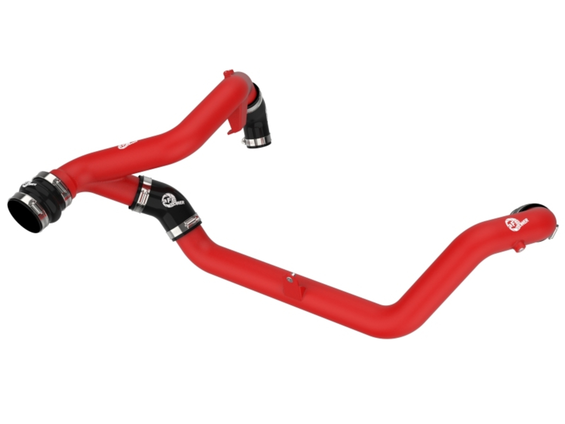 Picture of aFe BladeRunner 2 1/4in Intercooler Hot Side Charge Pipe 22-23 Ford Explorer V6-3.0L (tt) - Red