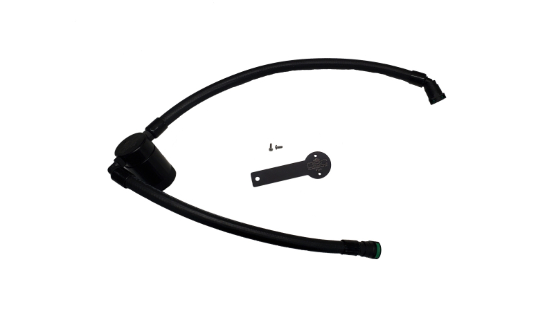 Picture of J&L 19-23 Chevy Silverado/GMC Sierra 1500 2.7L Passenger Side Oil Separator 3.0 - Black Anodized