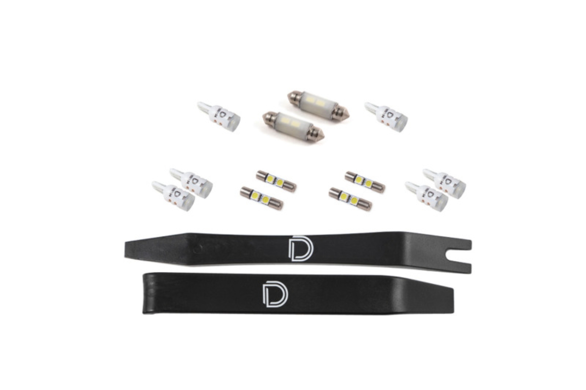 Picture of Diode Dynamics 94-04 d Mustang Interior LED Kit Cool White Stage 2
