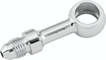 Picture of Twin Power Stainless Brake Fitting 7/16 Inch X AN3 Straight Banjo Adaptor